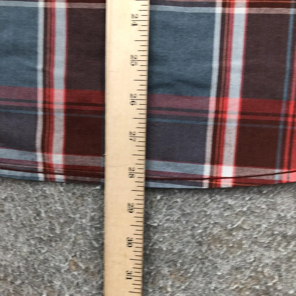 The North Face Shirt Mens Medium Red Plaid Long Sleeve Button Up Casual Outdoor